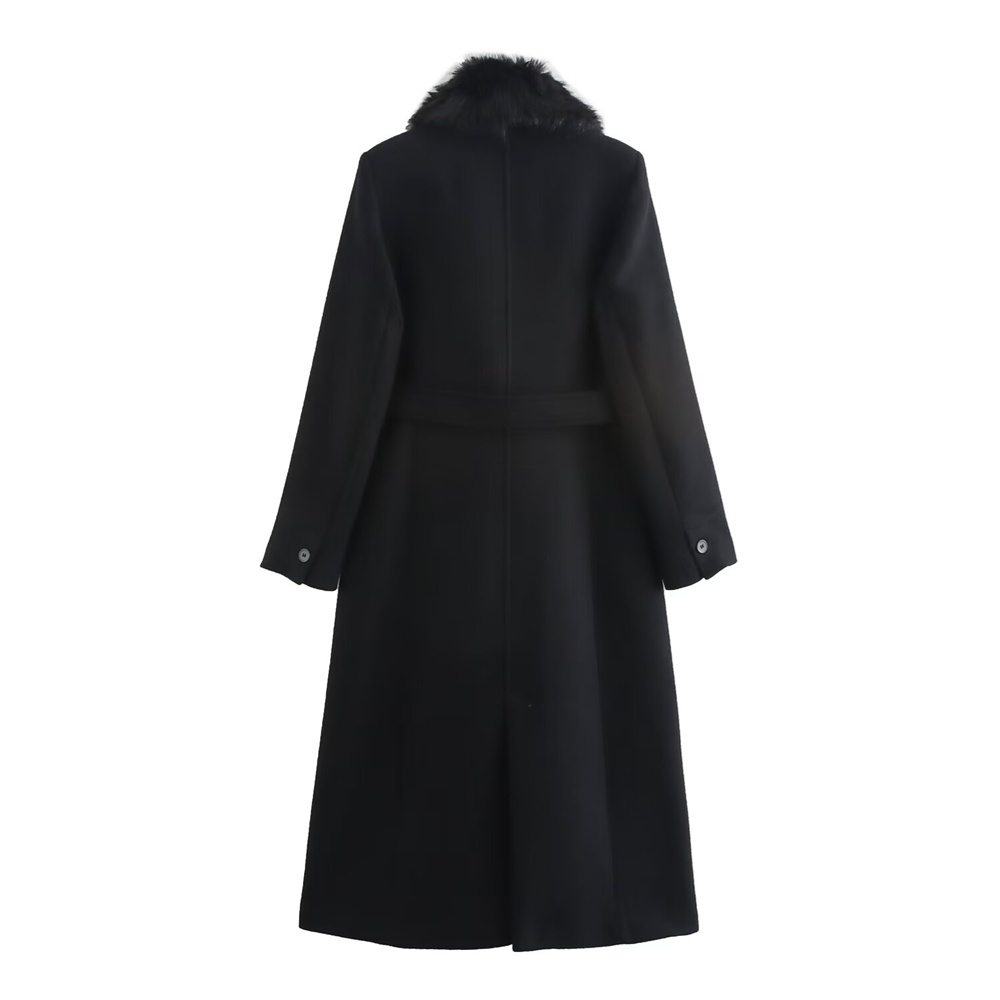 Cintura da donna Cappotto con  - Wool Coat Peacoat recensione e prezzo