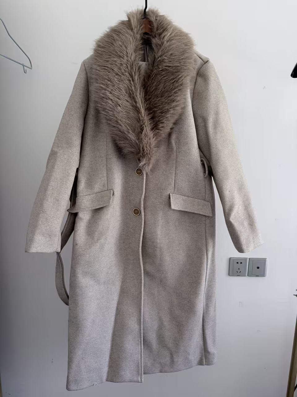 Cintura da donna Cappotto con  - Wool Coat Peacoat recensione e prezzo