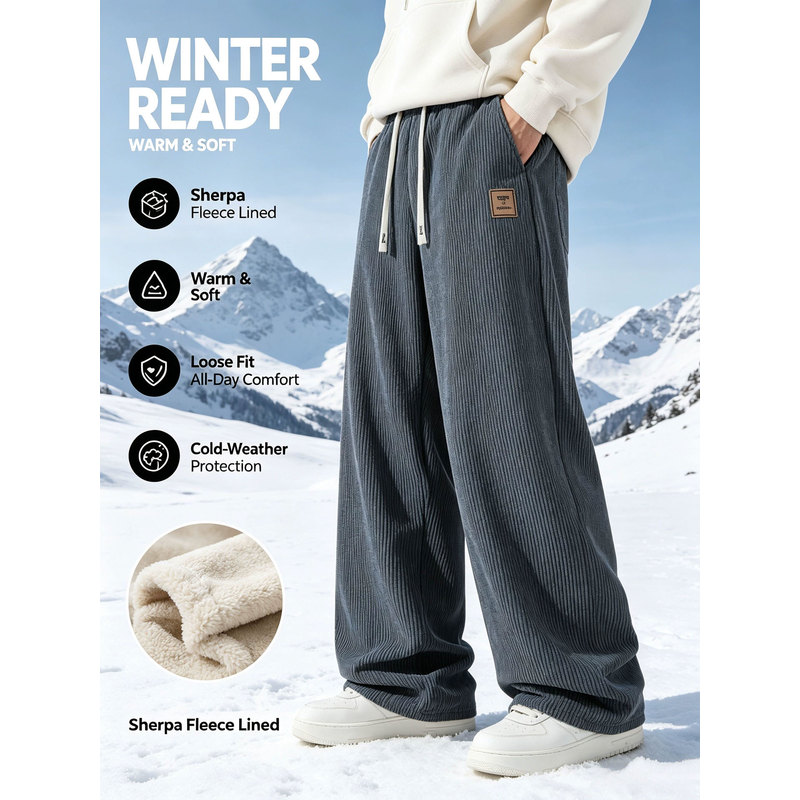 Pantaloni Sportivi Invernali d - Corduroy Pant Warm recensione e prezzo