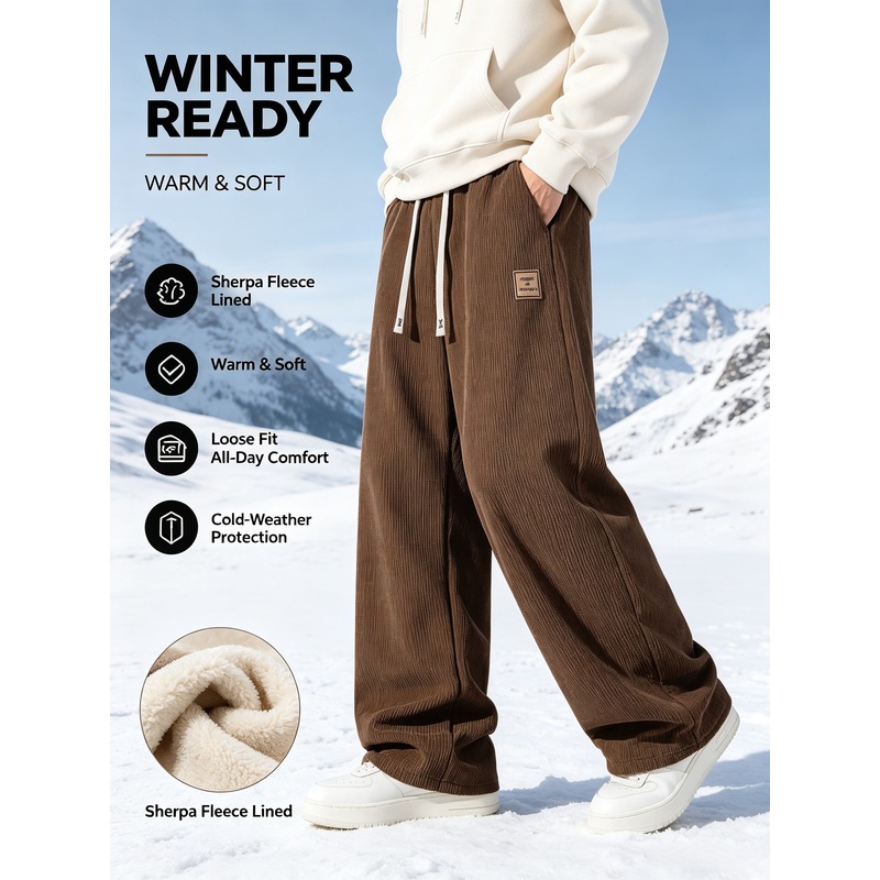 Pantaloni Sportivi Invernali d - Corduroy Pant Warm recensione e prezzo