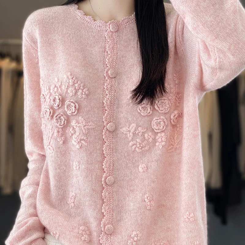 Cardigan da donna in puro cash - Wool Coat Peacoat recensione e prezzo