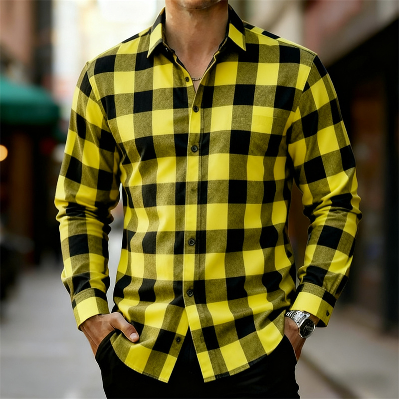 Camicia Classica da Uomo a Qua - Flannel Shirt Lined recensione e prezzo