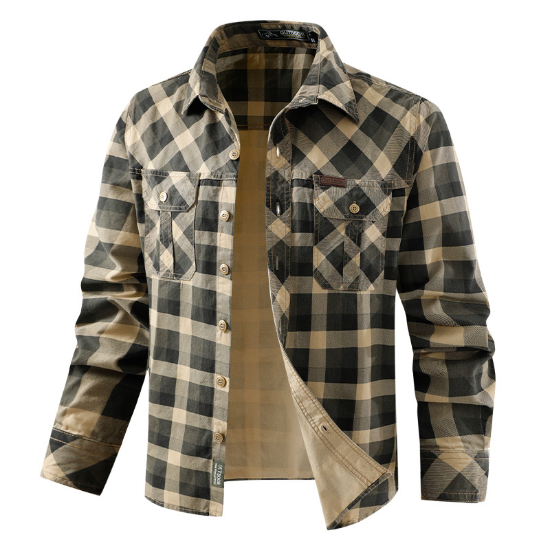 Camicia da lavoro retrò da uom - Flannel Shirt Lined recensione e prezzo
