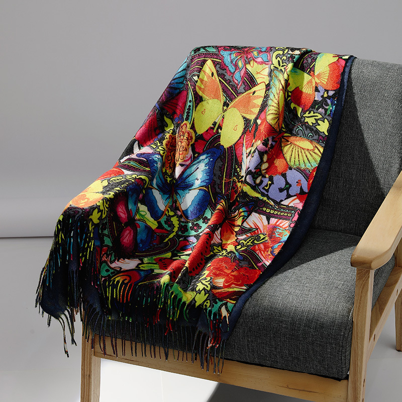 Sciarpa di cashmere pittura a  - Wool Scarf Men recensione e prezzo